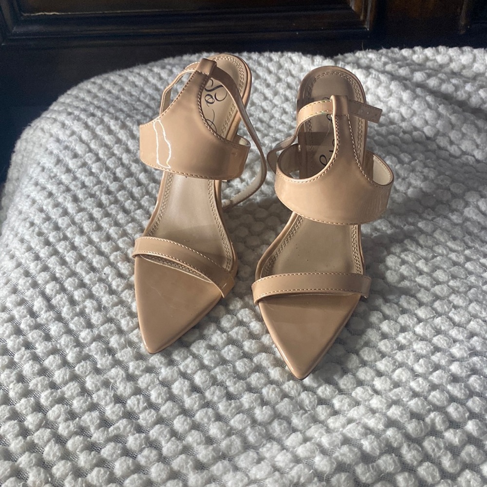 Nude high heels